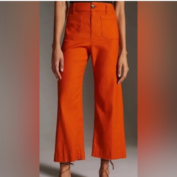 Maeve Colette Pants Size 29 Bright Orange - Picture 6 of 6
